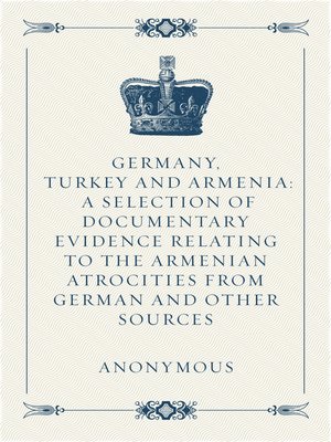cover image of Germany, Turkey and Armenia